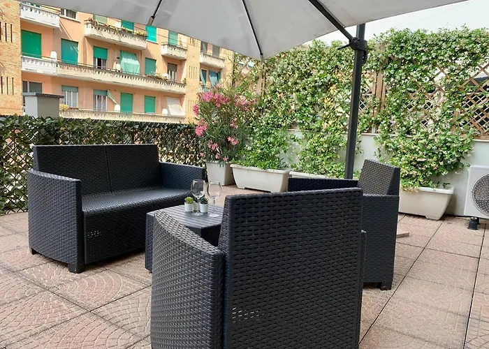 Bright Terrace In Milano